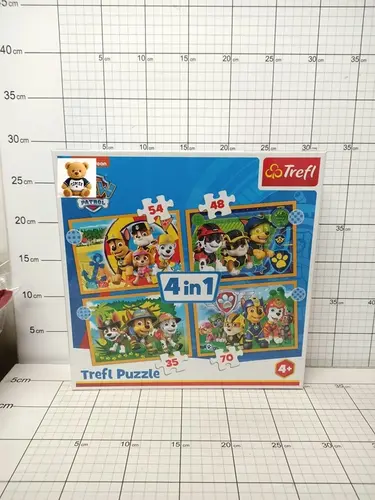 PUZZLE 4w1 WAKACYJNY PSI PATROL TREFL   5900511343953