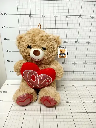 SUN MIŚ Z SERCEM 2 KOL.25CM             5904073175021