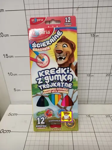 SZK. KREDKI TRÓJKĄTNE ŚCIERALNE 12 KOL. 5902414005976