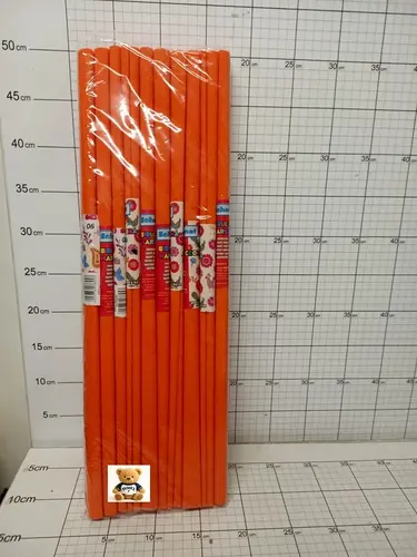 SZK.BIBUŁA MARSZCZONA NR.06 C.POMARAŃCZ 10SZT,CENA ZA OP!!! 5907776078453