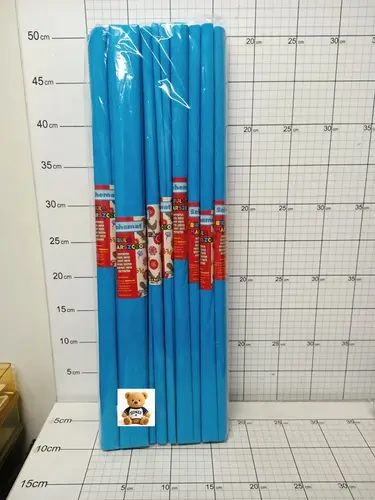 SZK.BIBUŁA MARSZCZONA NR.19 TURKUS 10SZTCENA ZA OP !!! 5907776078583