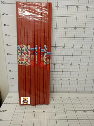 SZK.BIBUŁA MARSZCZONA NR.27 BRĄZ 10SZT  CENA ZA OP !!!! 5907776078668