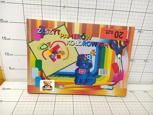 SZK.PROTOS ZESZYT PAPIERÓW KOL.A4 2322  CENA ZA 1 SZT!!!,OP-20 SZT!5903729002322