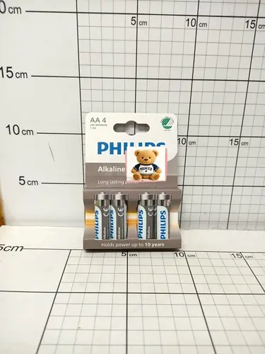 TAL BATERIA PHILIPS ALKALINE LR6/AA     BL.A4 OP-4/48,CENA ZA 1 SZT!!!          4895229107984