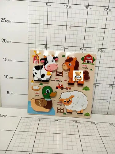 UKŁADANKA DREWNO FARMA 5904326481862