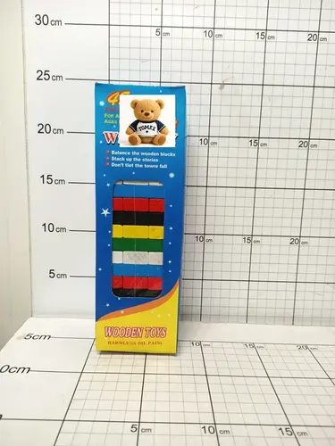 UKŁADANKA-KLOCKI DREWNIANE BOX          6900360027966