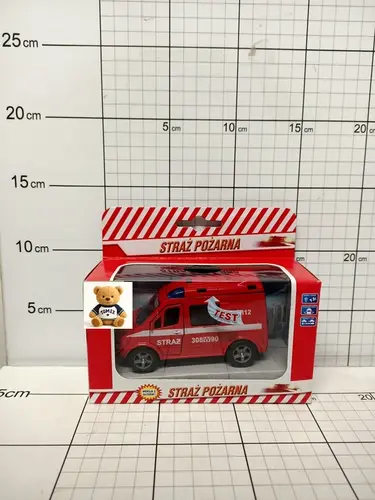 VAN STRAŻ 11CM METAL Z GŁOSEM           5902447011036