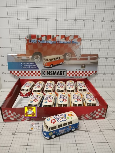 VW CLASSIC BUS MALOWANY 1:32 OP-12      CENA ZA 1 SZT!!! 8713219304303