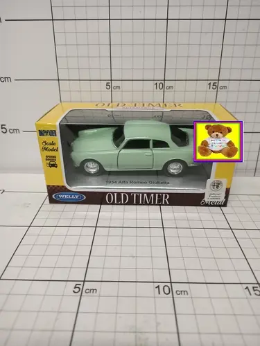 WELLY MODELE 1:34-1:35 ALFA ROMEO 1954  GIULIETTA OLD-TIMER 5900360008751 43850
