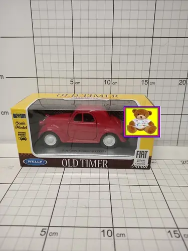 WELLY MODELE 1:34-1:35 FIAT 500 TOPOLINO1936 OLD-TIMER 5900360008751