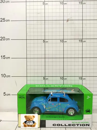 WELLY MODELE VOLKSWAGEN-BEETLE Z DESKĄ  PEACE LOVE 5900360008805,5900360008843