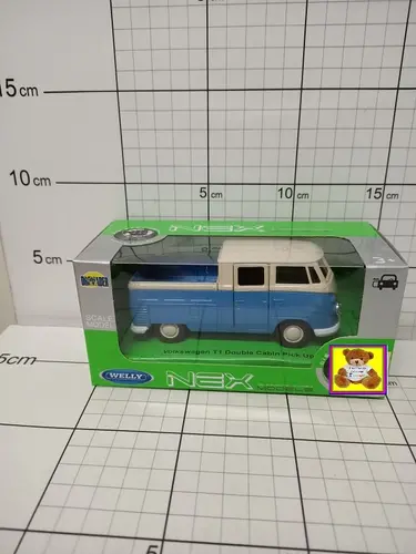 WELLY-MODELE W SKALI 1.34-1.39          VOLKSWAGEN T1 DOUBLE CABIN PICK UP      5900360008805,5900360008843