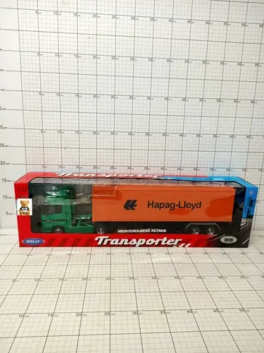 WELLY TRUCK Z PRZYCZEPĄ 1:32 M.BENZ     K.LINE 4891761122812