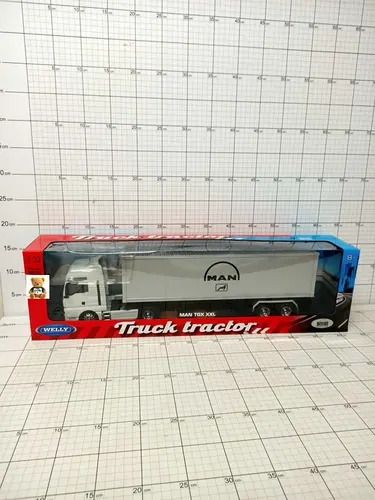 WELLY TRUCK Z PRZYCZEPĄ 1:32 MAN TGX    4891761265106