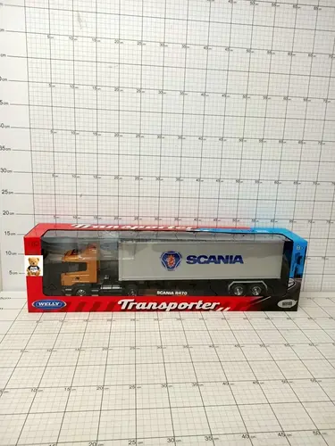 WELLY TRUCK Z PRZYCZEPĄ 1:32 SCANIA     12470 4891761126261